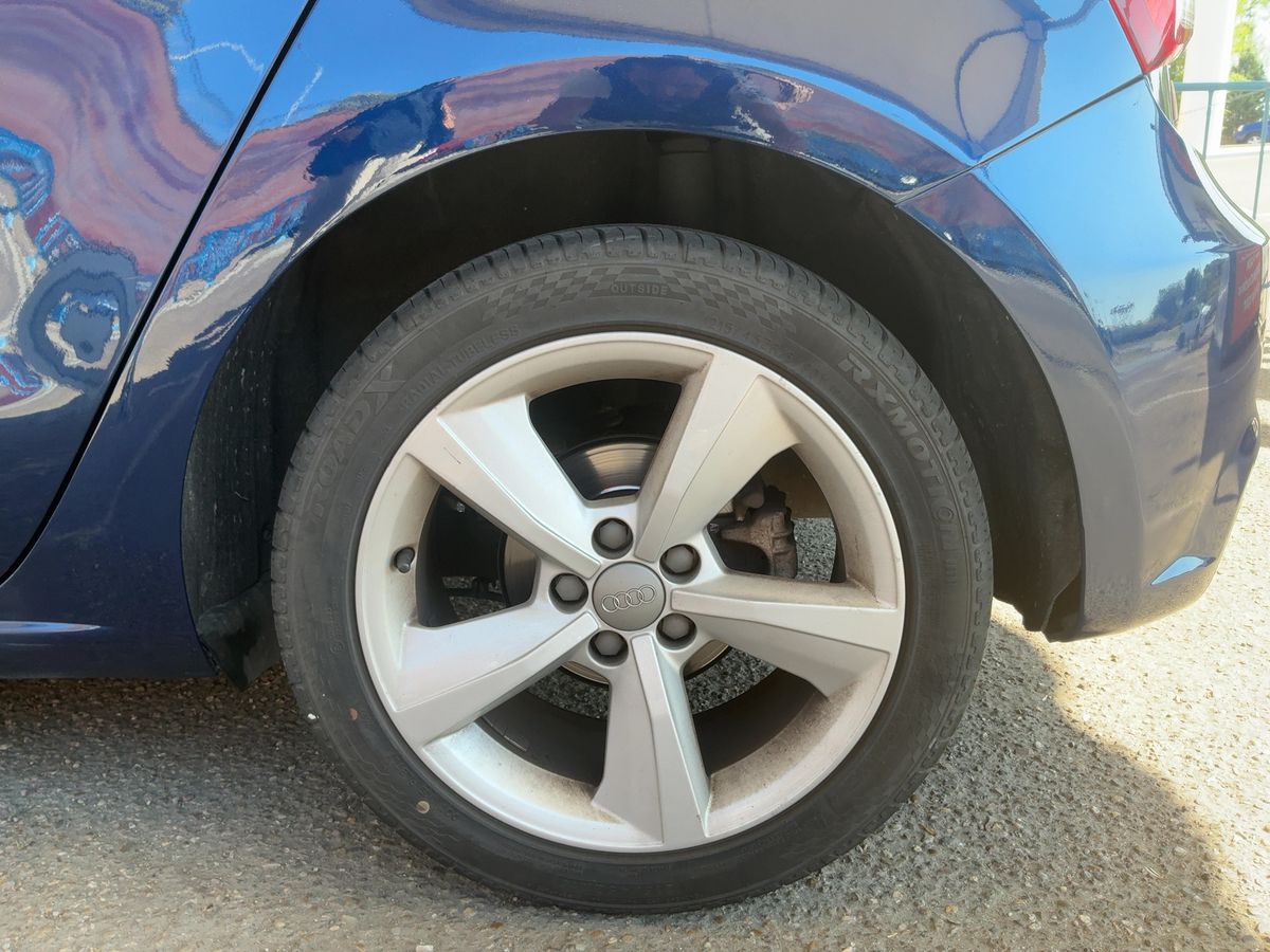 Rear left tire