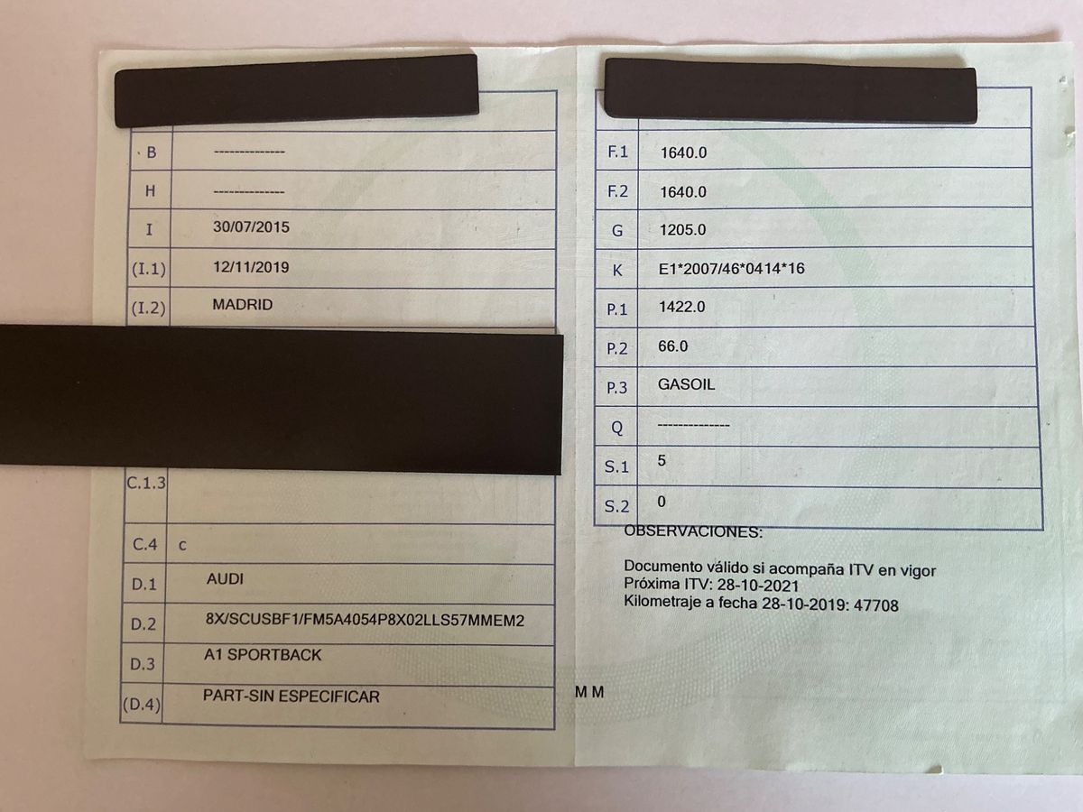 1º matriculación
