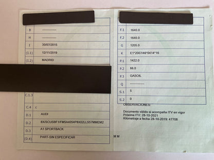 1º matriculación