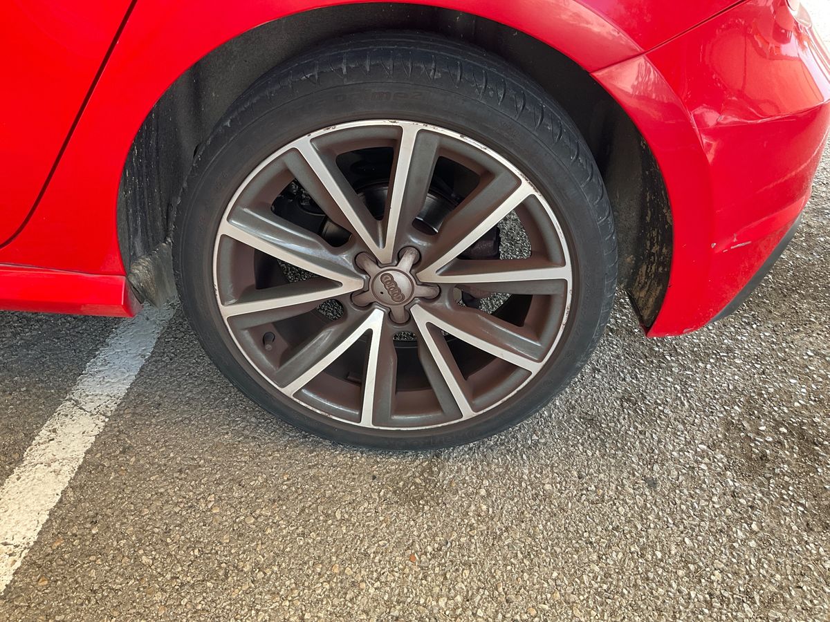 Rear left tire