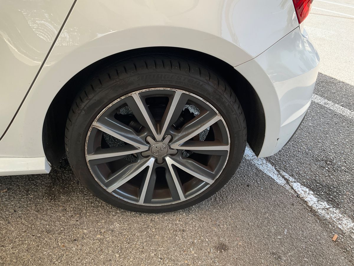 Rear left tire