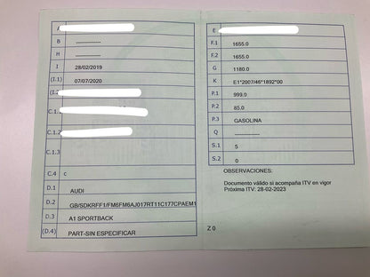 1º matriculación