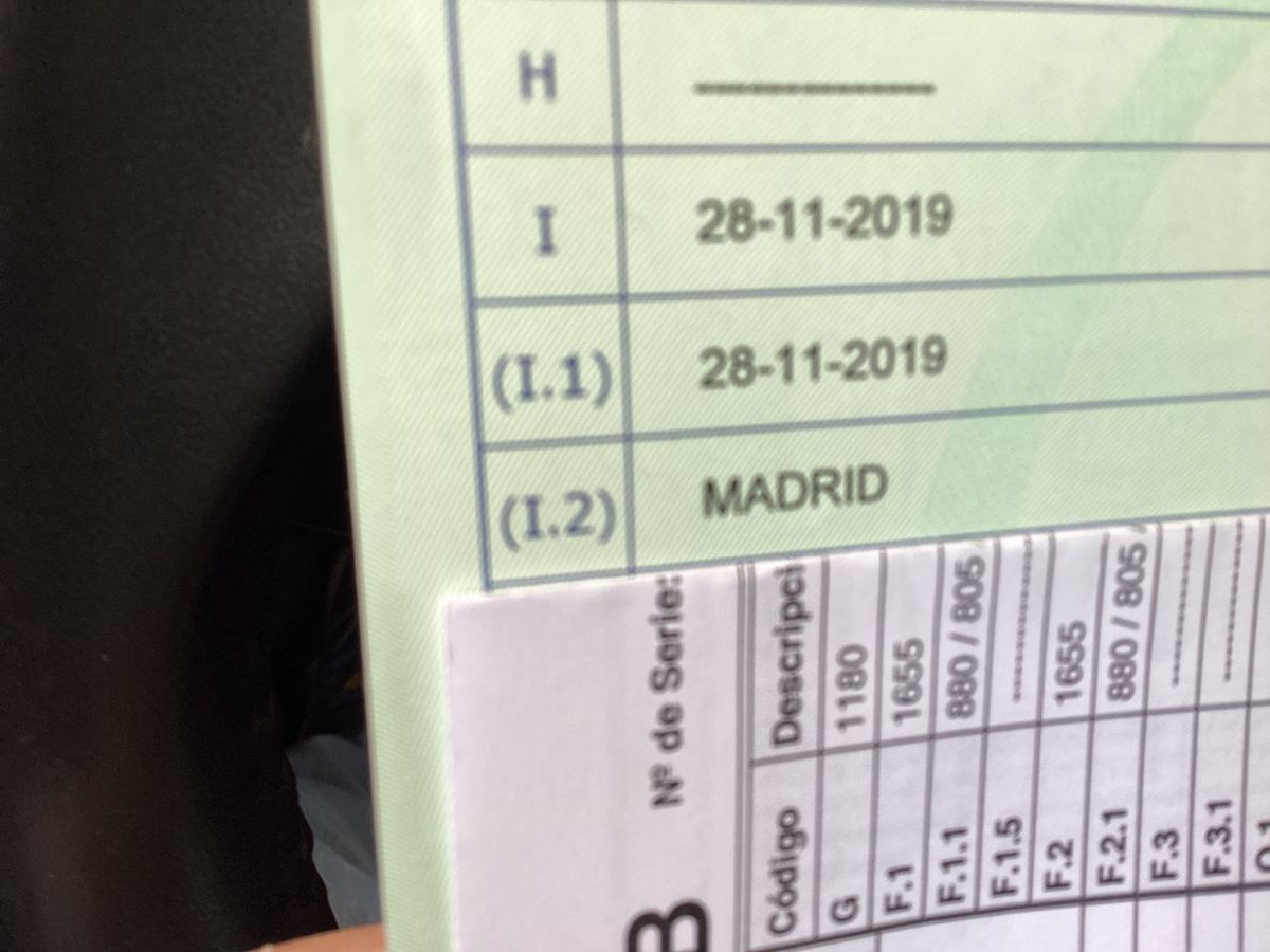 1º matriculación