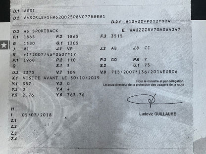 1º matriculación