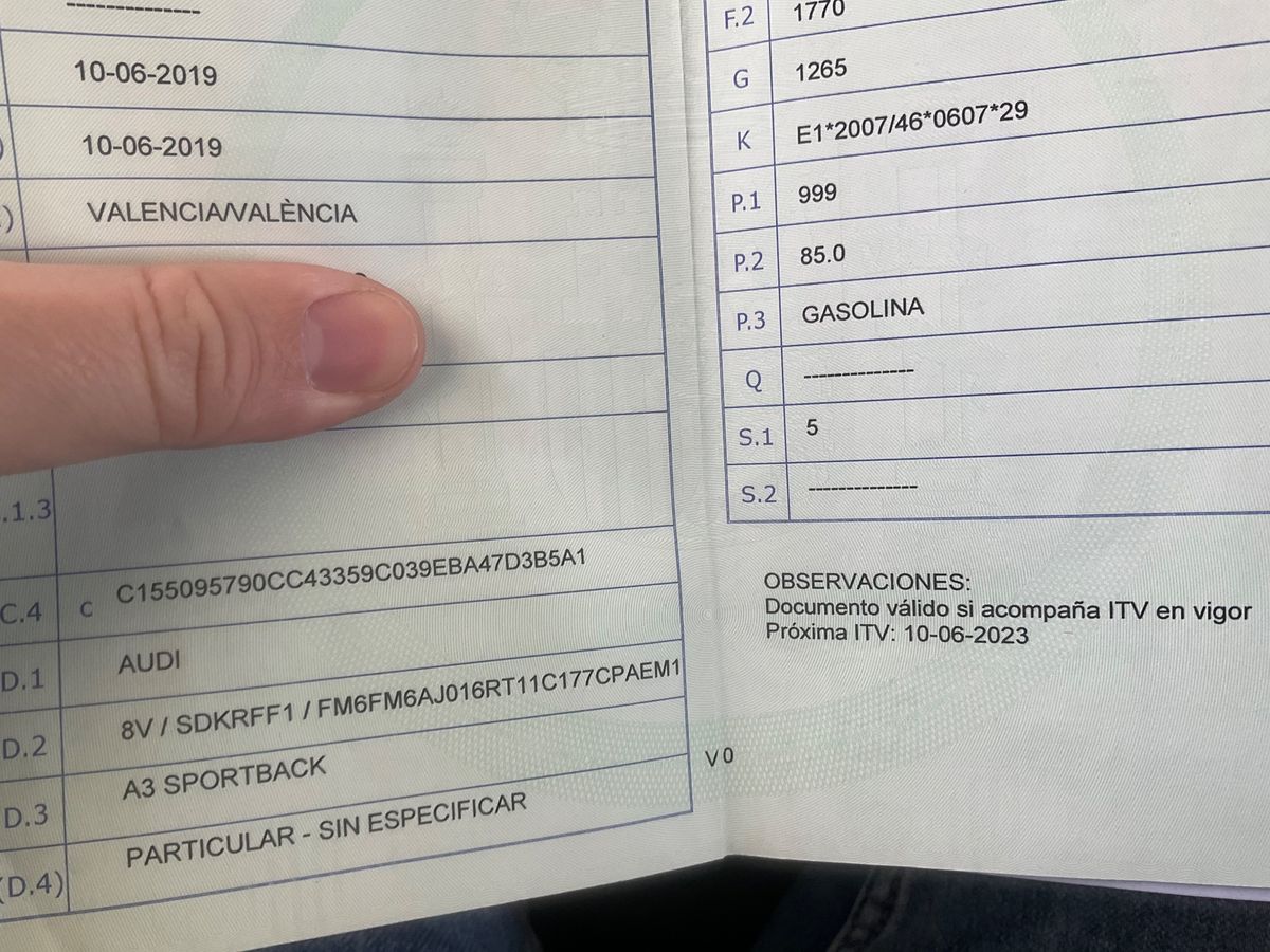 1º matriculación