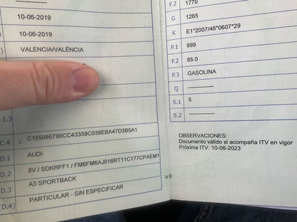 1º matriculación
