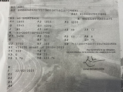 1º matriculación