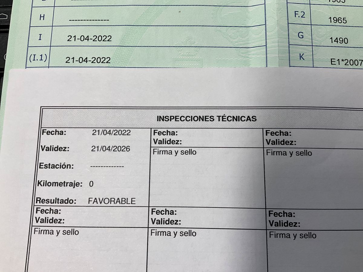 1º matriculación