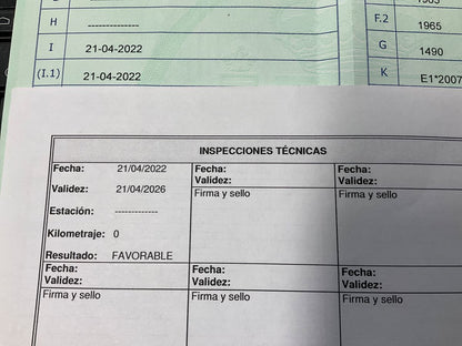 1º matriculación