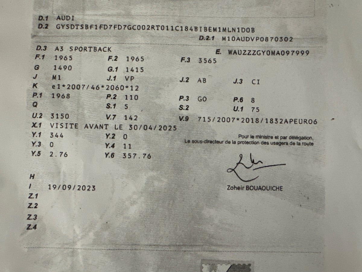 1º matriculación