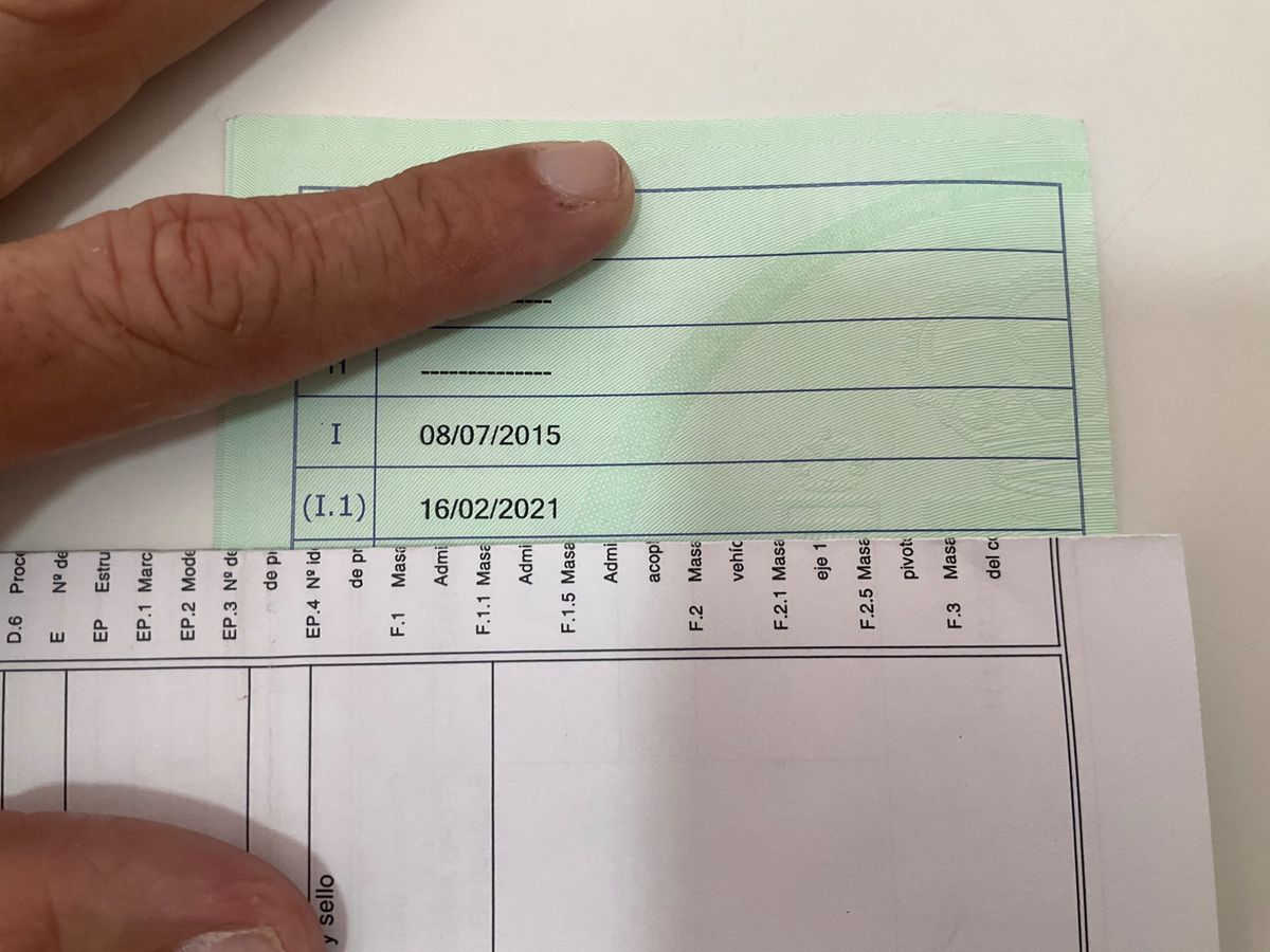 1º matriculación