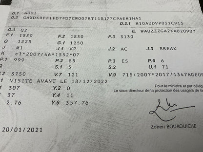 1º matriculación