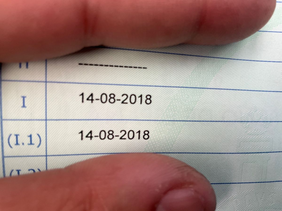 1º matriculación