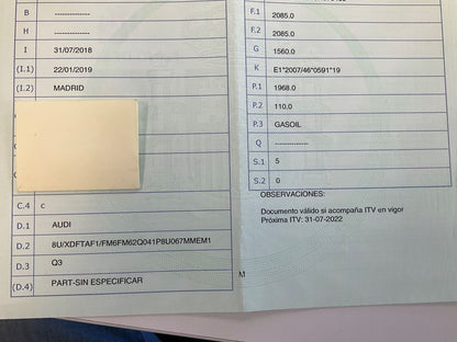 1º matriculación