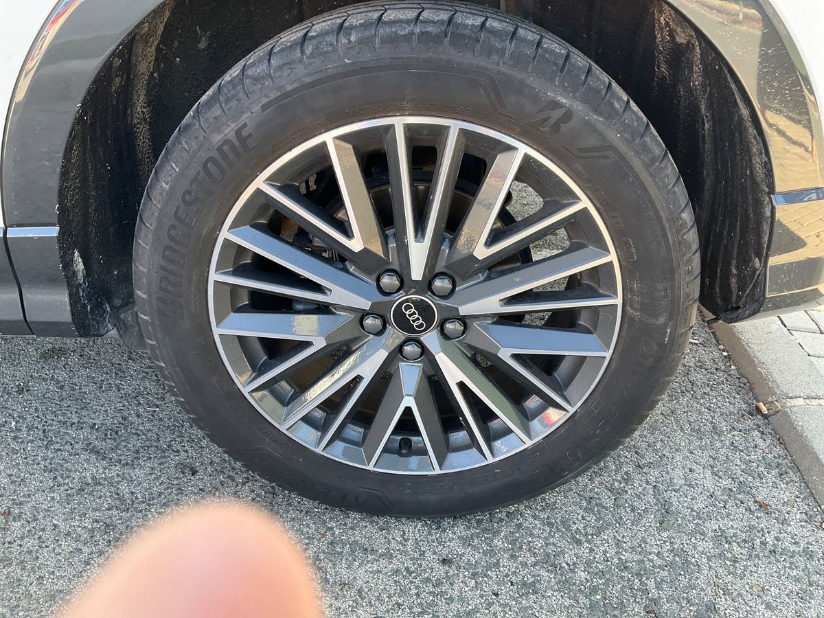 Rear left tire
