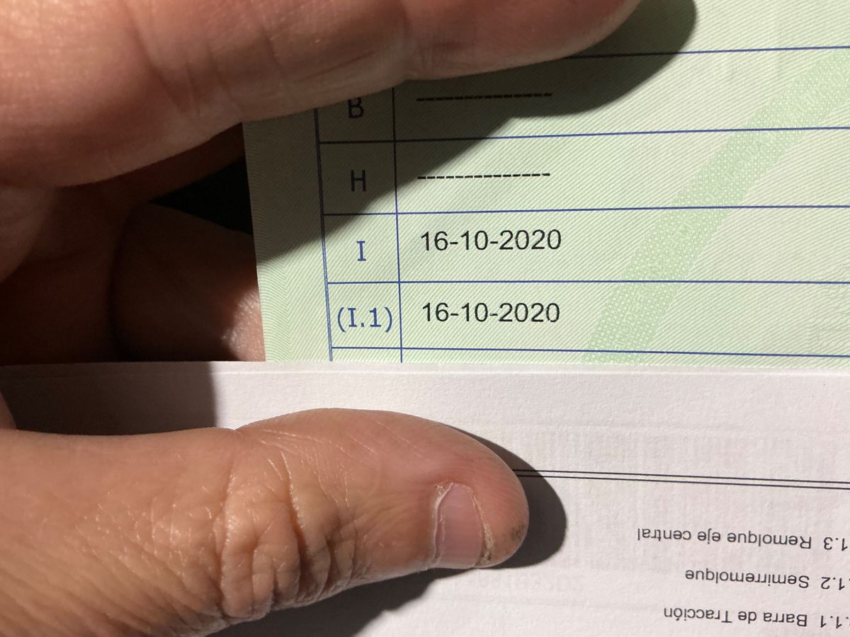 1º matriculación