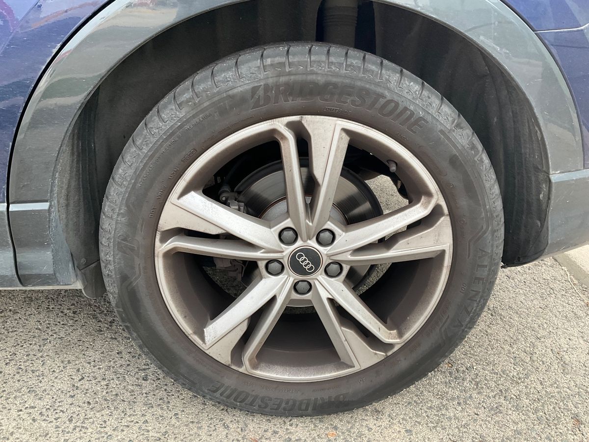 Rear left tire
