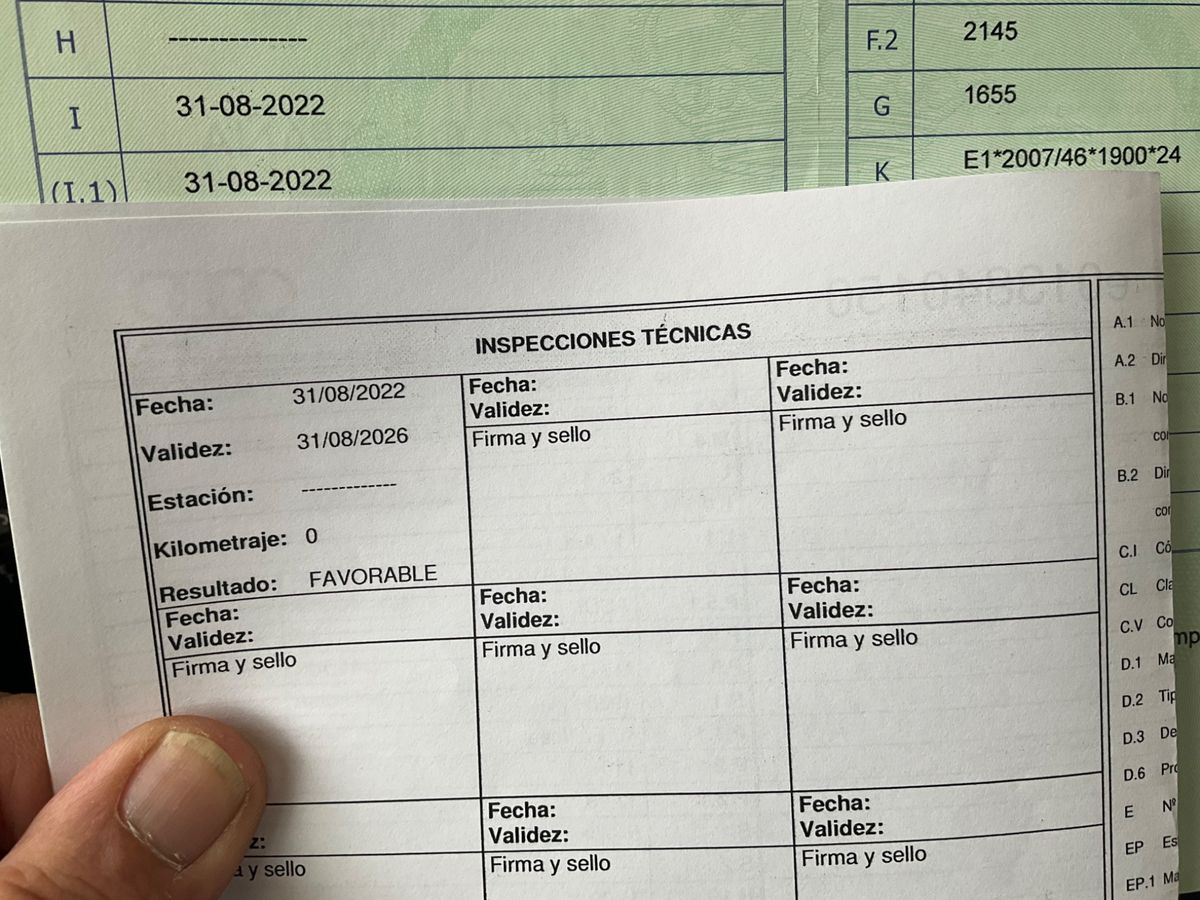 1º matriculación