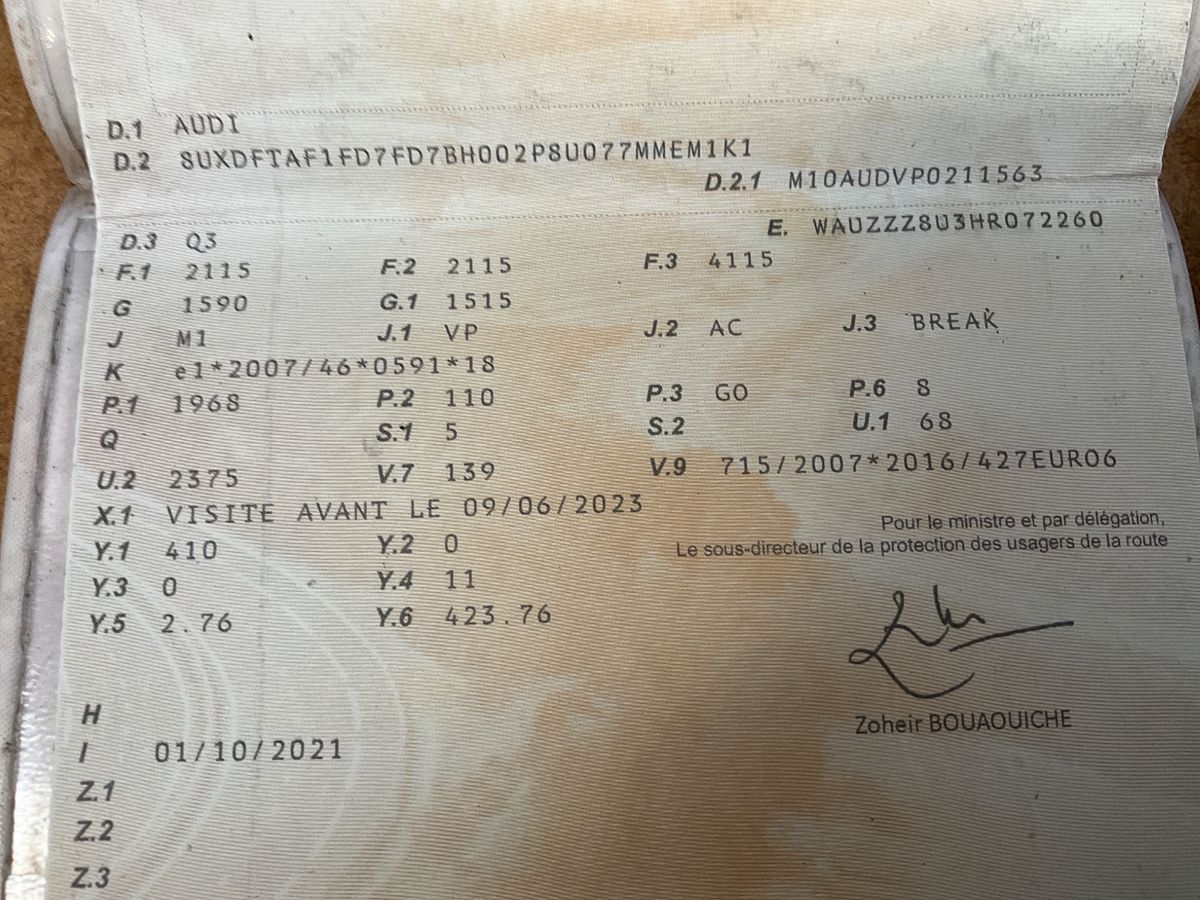 1º matriculación