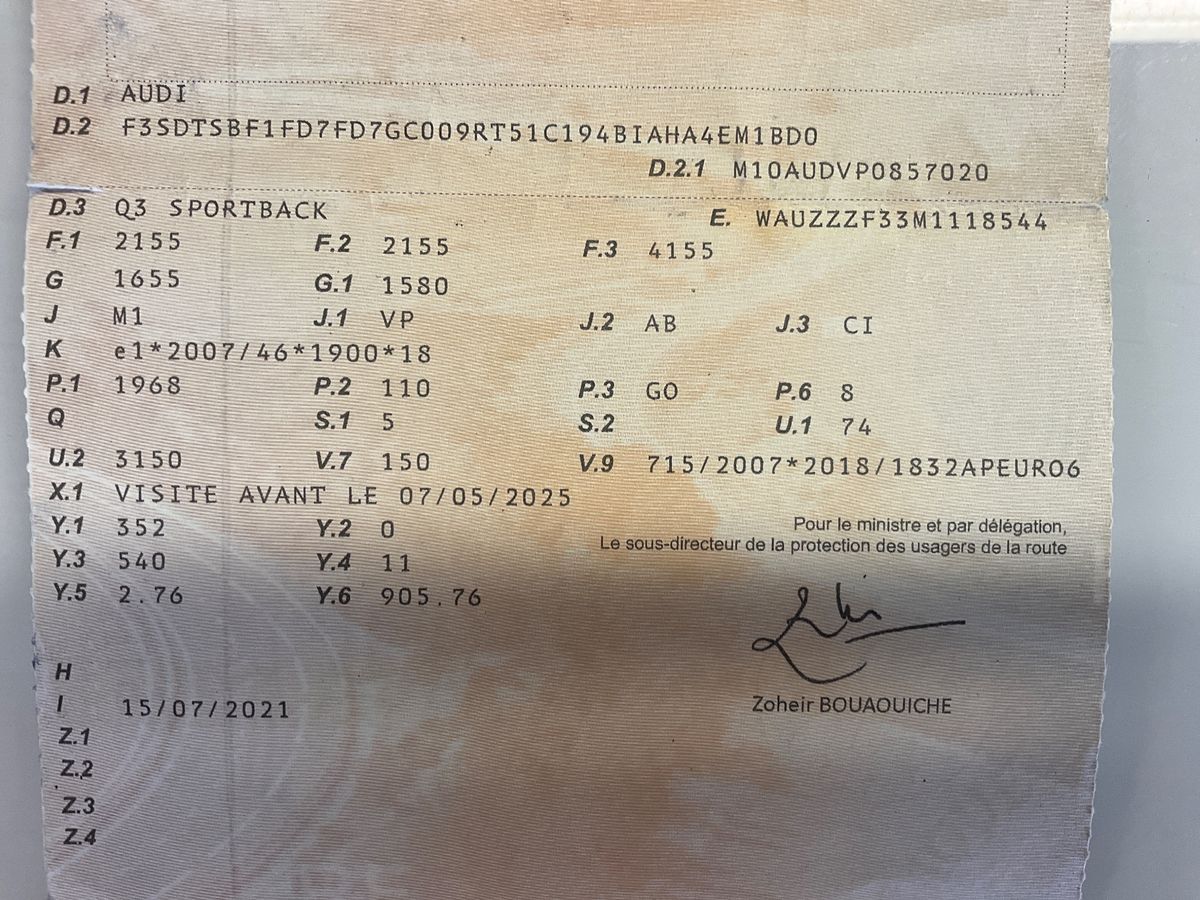 1º matriculación