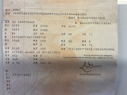 1º matriculación