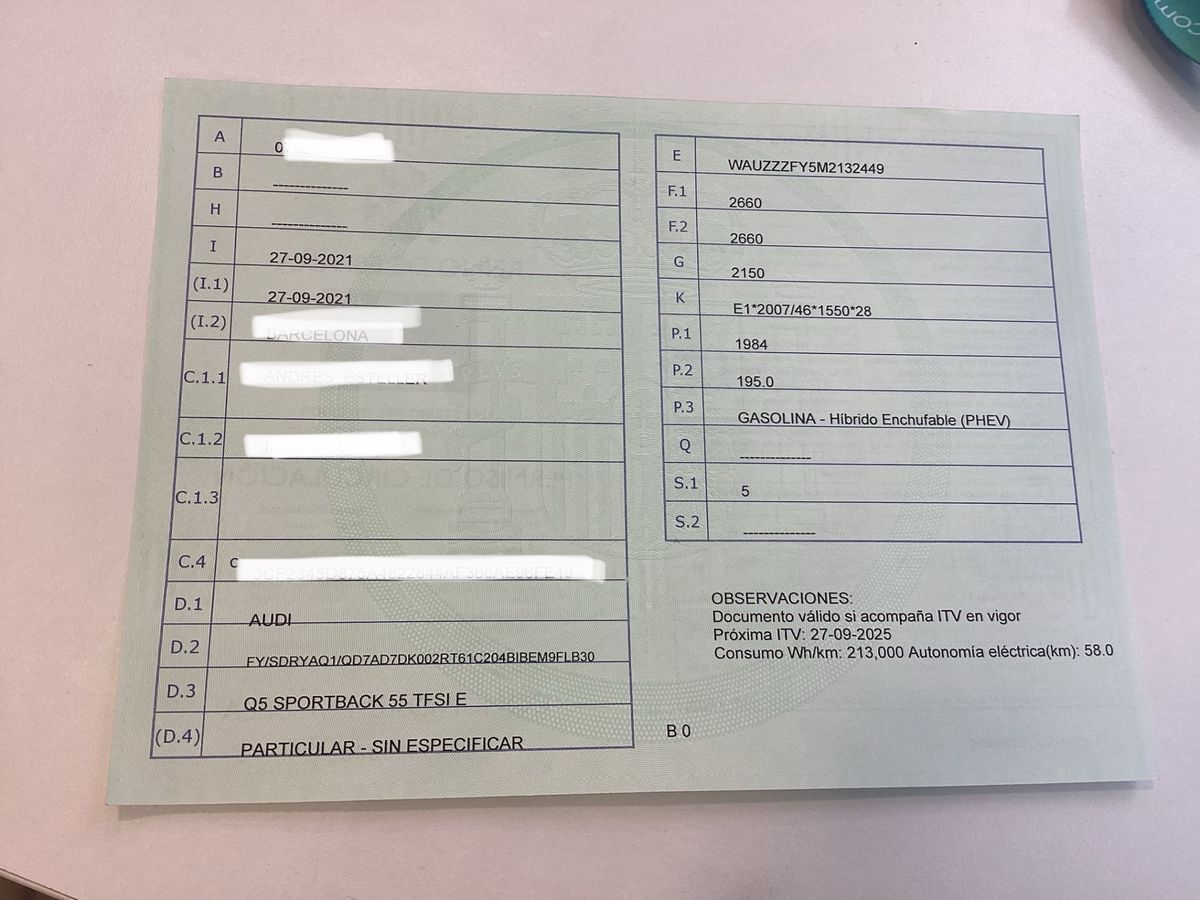 1º matriculación