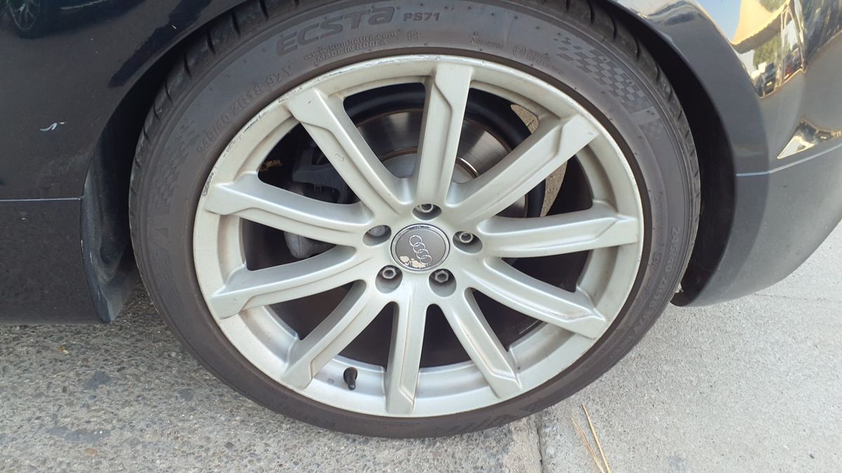 Rear left tire
