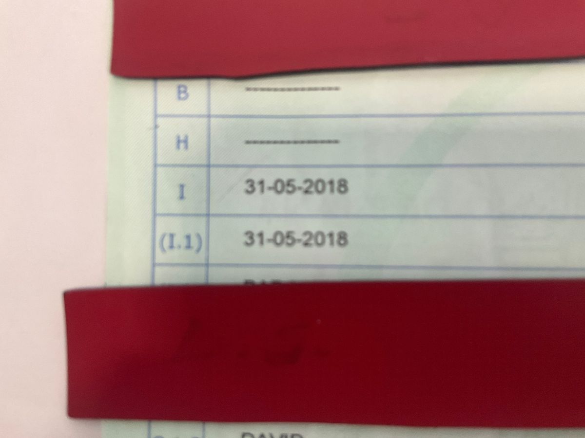 1º matriculación