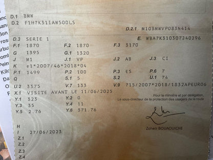 1º matriculación