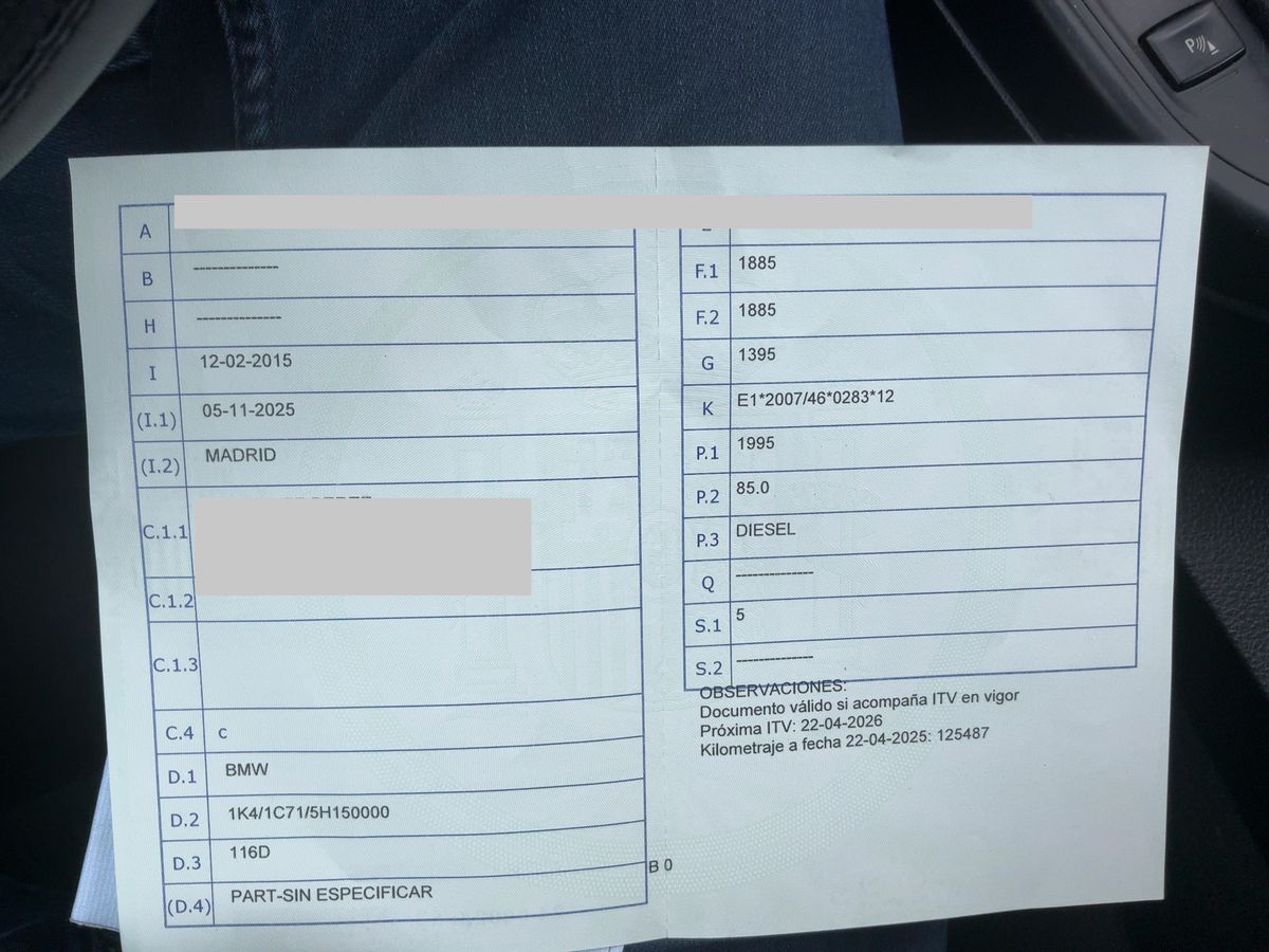 1º matriculación