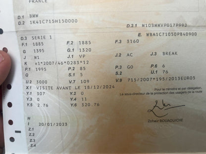1º matriculación