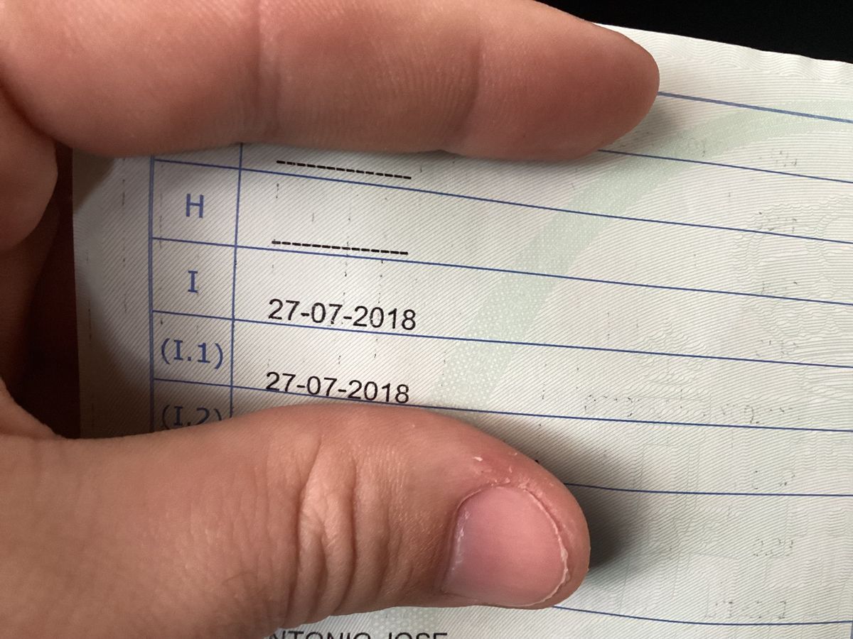 1º matriculación