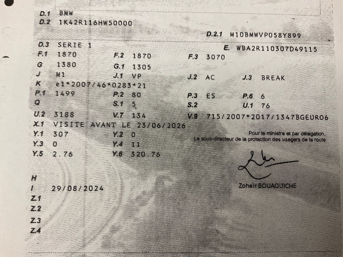 1º matriculación