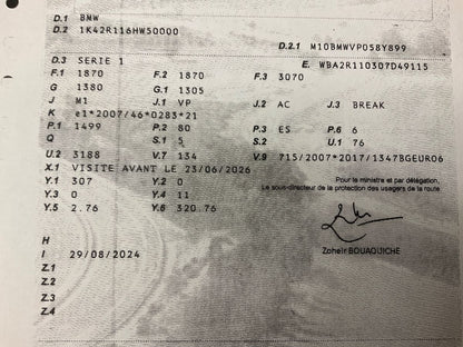 1º matriculación