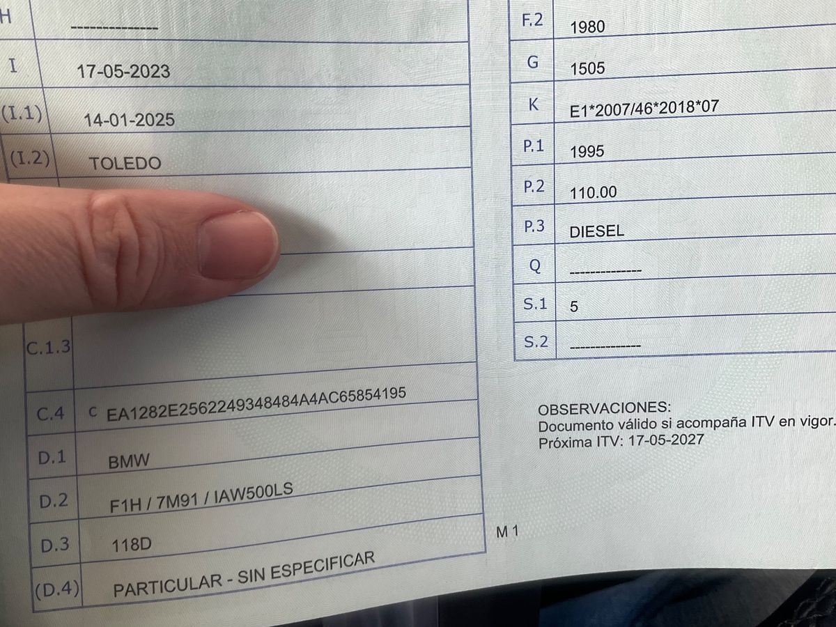 1º matriculación