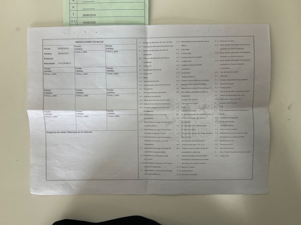1º matriculación