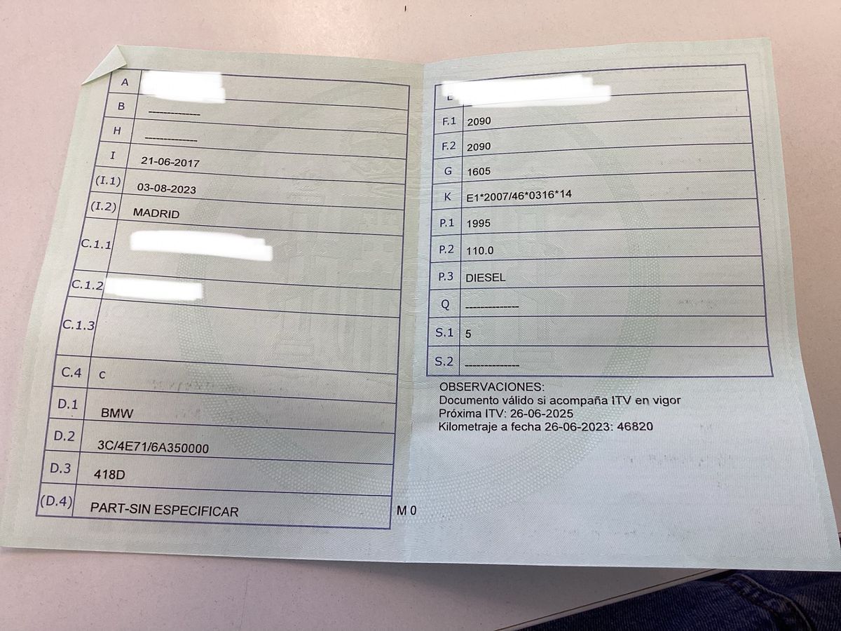 1º matriculación