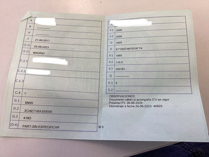 1º matriculación