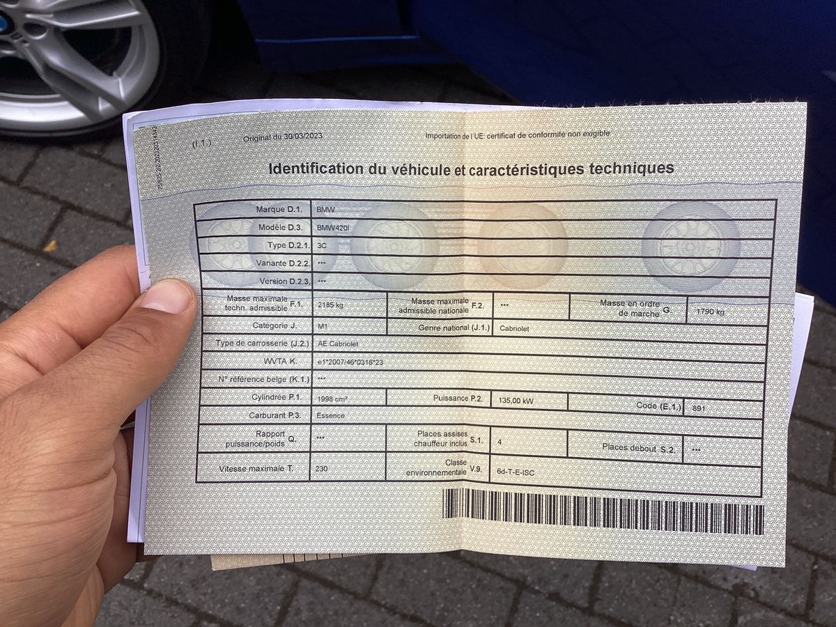 1º matriculación