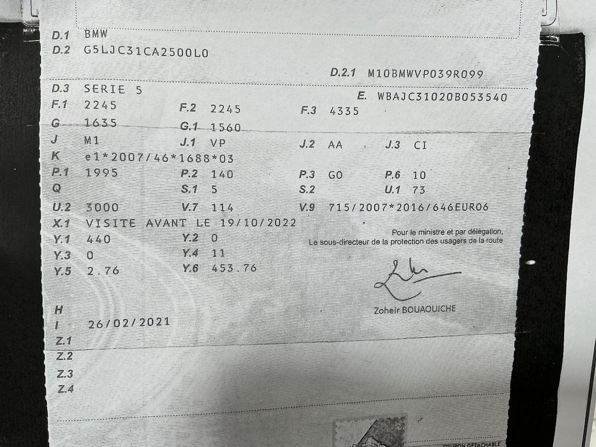 1º matriculación
