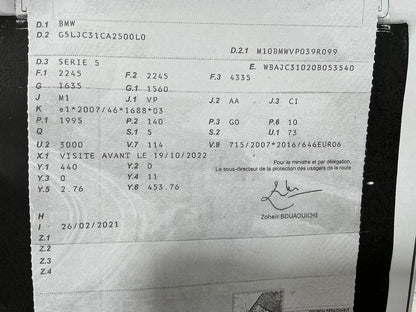 1º matriculación