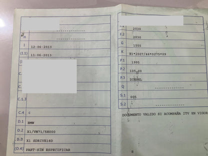 1º matriculación
