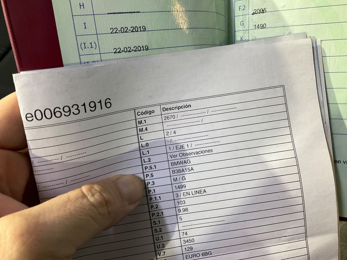 1º matriculación