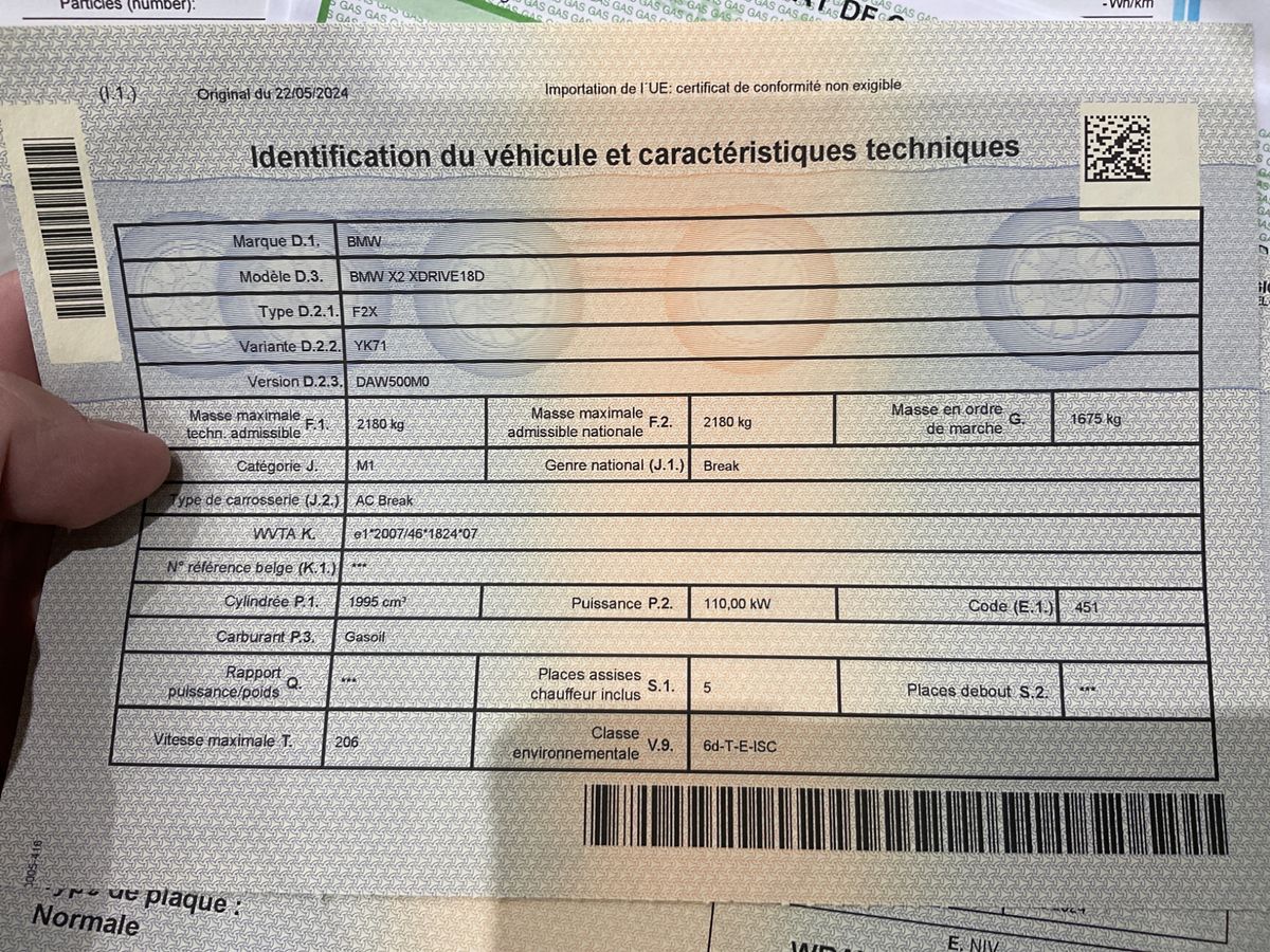 1º matriculación