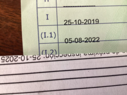 1º matriculación