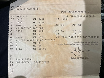 1º matriculación