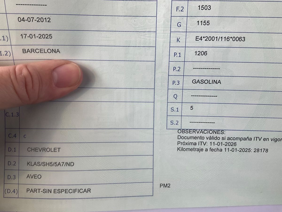 1º matriculación