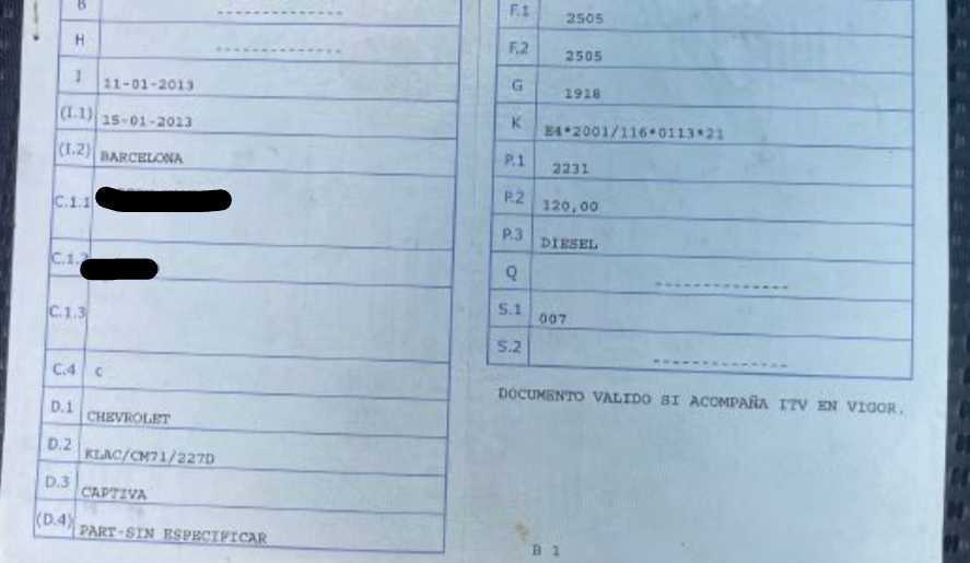 1º matriculación