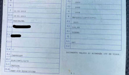 1º matriculación