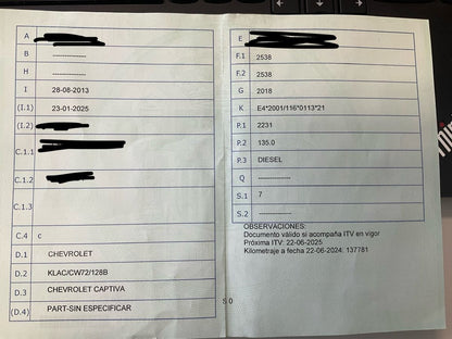 1º matriculación